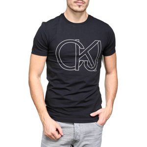 Calvin Klein pánské černé tričko Graphic - XXL (99)